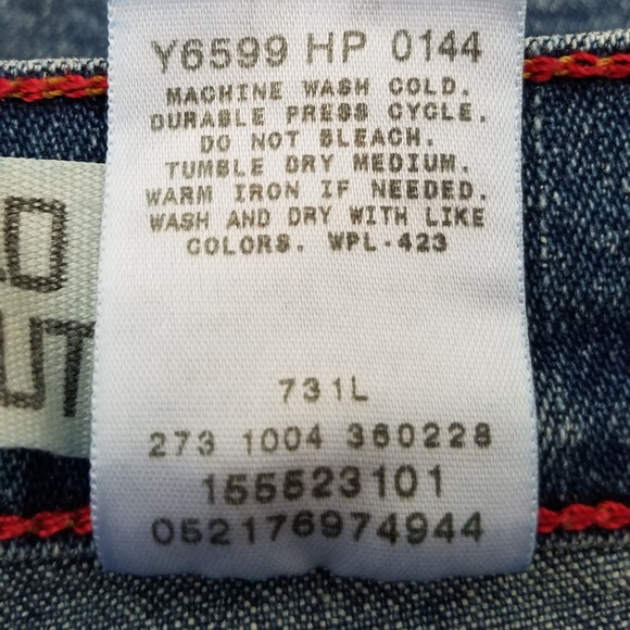 Levi's Vintage 550 Classic Relaxed Boot Cut (14M) - Picture 7 of 8